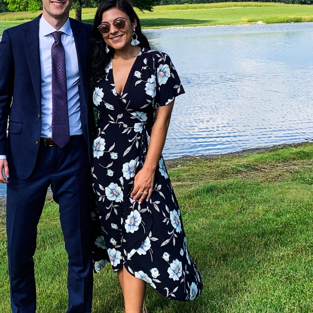 High-Low Lulus Wrap Dress